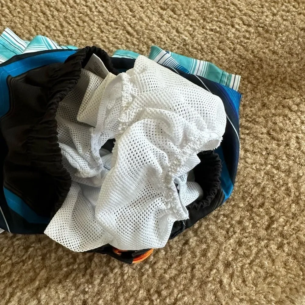 Set of Boy Swim Shorts (4T) & Gap Waterash Guard Top (5)